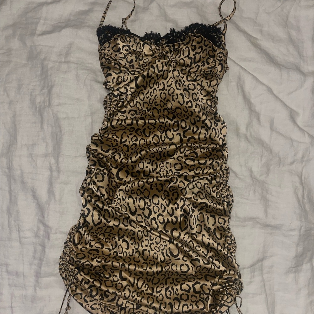 For Love And Lemons Leopard Print Mini Dress - Picture 8 of 9